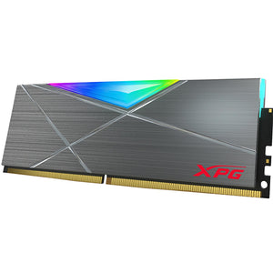 Memoria RAM DDR4 16GB 4133MHz XPG SPECTRIX D50 1x16GB 1.4V RGB Gris AX4U413316G19J-ST50