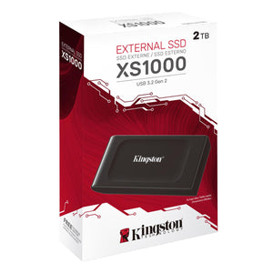 Unidad de Estado Solido SSD Externo 2TB KINGSTON XS1000 USB C 1050/1000 MB/s SXS1000/2000G