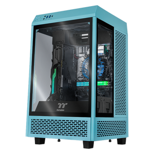 Xtreme PC Gaming Thermaltake Geforce RTX 3090 Intel Core I9 12900F 64GB SSD 2TB WIFI Bluetooth Mini Tower Turquesa