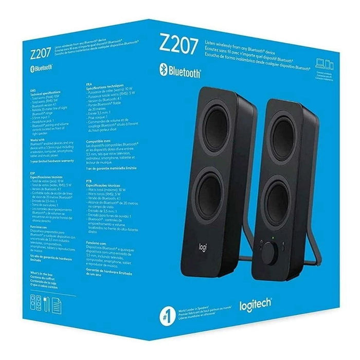 Bocinas LOGITECH Z207 Bluetooth 5W RMS 980-001294