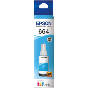 Botella Tinta EPSON T664 L310 L380 L375 L395 L575 L1300 Cyan T664220-AL