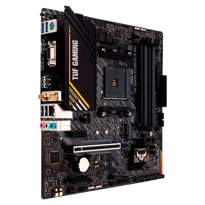 Tarjeta Madre ASUS TUF GAMING A520M-PLUS WIFI AMD AM4 DDR4 Micro ATX