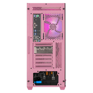 Xtreme PC Gaming XPG Geforce RTX 4060 AMD Ryzen 7 5700X 32GB SSD 500GB 4TB Sistema Liquido WIFI Starker Air Pink