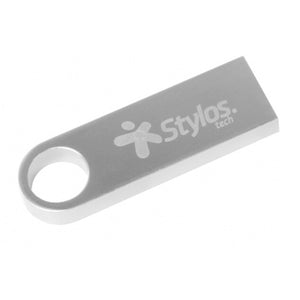 Memoria USB STYLOS 2.0 32GB Metalica Plata STMUSB3B