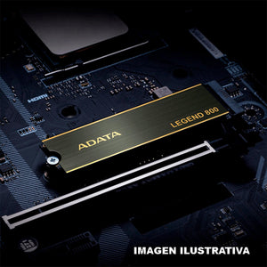 Unidad de Estado Solido SSD M.2 1TB ADATA Legend 800 NVMe PCIe 4.0 3500/2200 MB/s ALEG-800-1000GCS