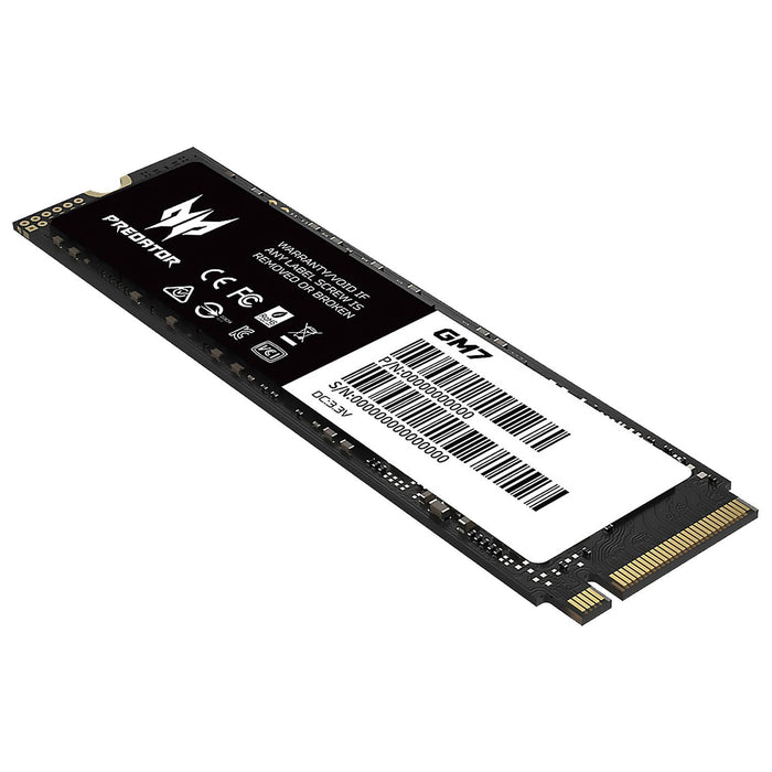 Unidad de Estado Solido SSD M.2 1TB ACER PREDATOR GM7 NVMe PCIe 4.0 7200/6300 MB/s BL.9BWWR.118