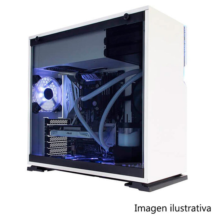 Gabinete Gamer IN WIN 101 WHITE ATX Media Torre Cristal Templado