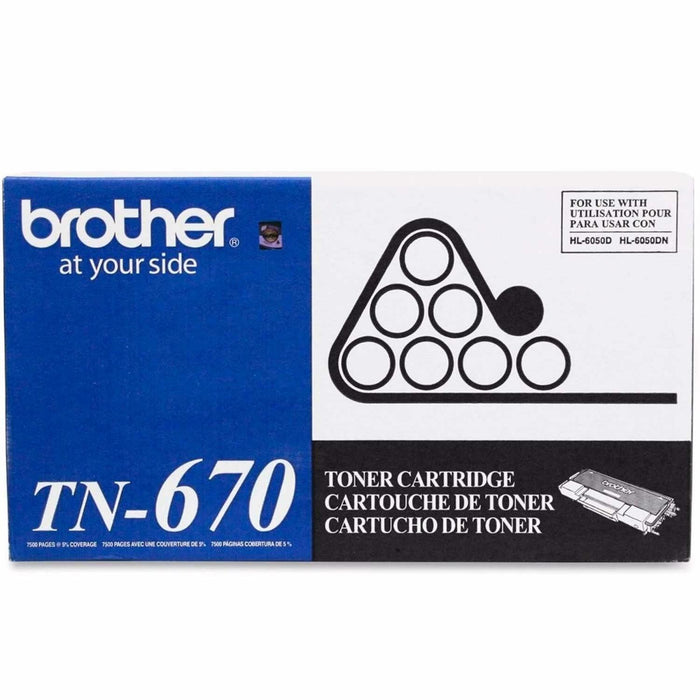 Toner BROTHER TN670 Negro 7500 Paginas HL6050