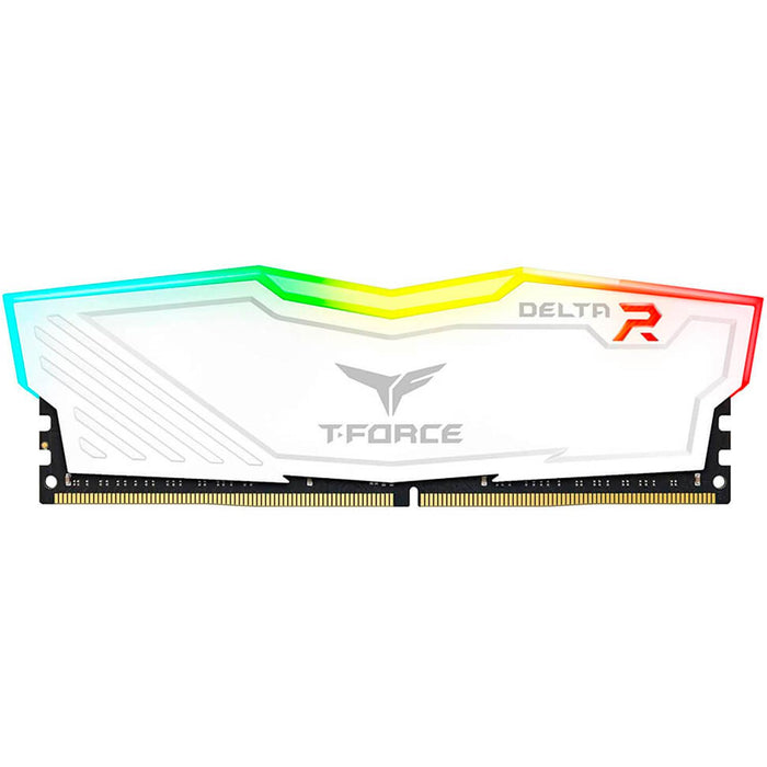 Memoria RAM DDR4 8GB 3200MHz TEAMGROUP T-FORCE DELTA RGB Blanco