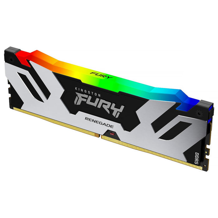 Memoria RAM DDR5 16GB 6000MT/s KINGSTON FURY RENEGADE RGB 1x16GB Plata KF560C32RSA-16