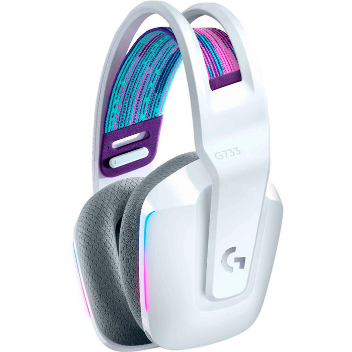 Audifonos Gamer LOGITECH G733 Lightspeed RGB Lightsync Blanco 981-000882