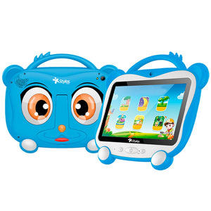 Tablet 7” STYLOS Taris Kids Quad Core 2GB 32GB WiFi Android 11 USB-C Azul STTAA112A