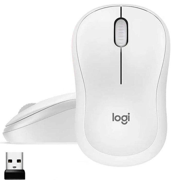 Mouse Inalambrico LOGITECH M220 3 Botones 1000DPI Blanco 910-006125