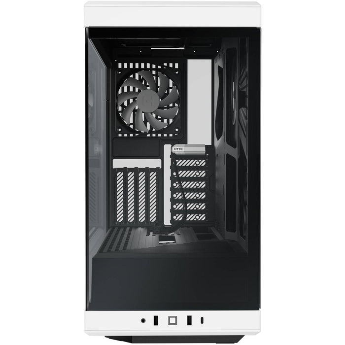 Gabinete Gamer HYTE Y40 ATX Media Torre 2 FAN Cristal Templado USB-C Blanco CS-HYTE-Y40-BW