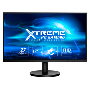 Xtreme PC Gaming Computadora Intel Core I9 11900 16GB SSD 480GB 1TB Monitor 27 75Hz WIFI Black