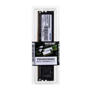 Memoria RAM DDR4 8GB 2666MHz PATRIOT SIGNATURE PC Negro PSD48G266682