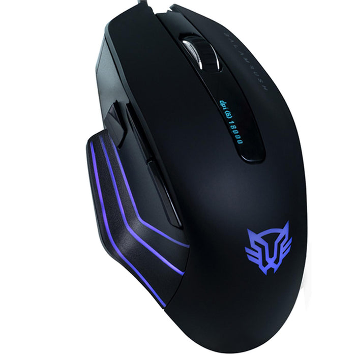 Mouse Gamer BALAM RUSH HUNTER GM990 USB RGB 18000dpi 7 botones BR-931403