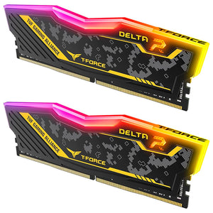 Memoria RAM DDR4 64GB 3200MHz TEAMGROUP T-FORCE TUF GAMING RGB 2x32GB
