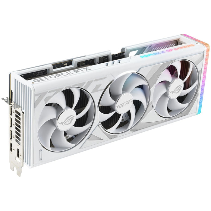 Tarjeta de Video ASUS ROG Strix GeForce RTX 4090 White OC Edition 24GB GDDR6X ROG-STRIX-RTX4090-O24G-WHITE