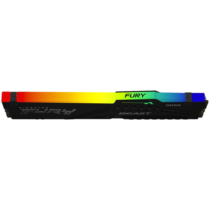 Memoria RAM DDR5 16GB 6000MT/s KINGSTON FURY BEAST RGB 1x16GB Negro KF560C40BBA-16