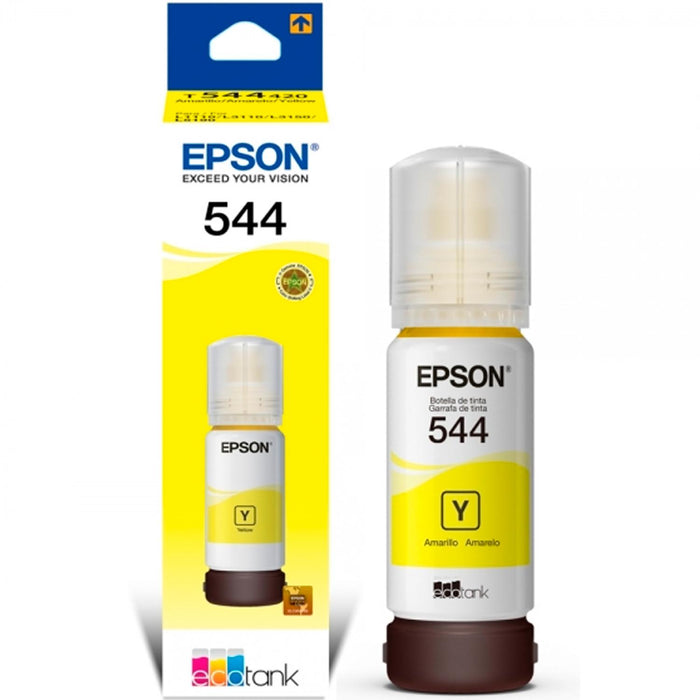 Botella Tinta EPSON T544 L1110 L3110 L3150 L5190 Amarillo 65ml T544420-AL