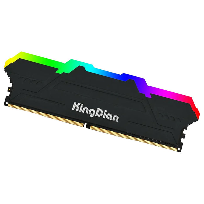 Memoria RAM DDR4 16GB 3600MHz KINGDIAN R11 RGB 1x16GB Negro R114U360016GBSRGB-B