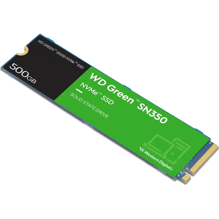 Unidad de Estado Solido SSD M.2 500GB WESTERN DIGITAL Green SN350 NVMe PCIe 3.0 2400/1500 MB/s