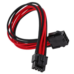Cable Extensor AEROCOOL ZAP PCIE 6pin 45cm Rojo/ Negro