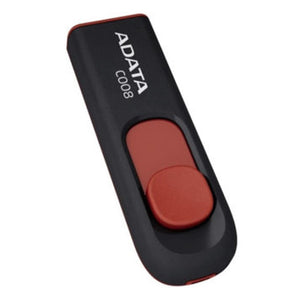 Memoria USB 16GB ADATA C008 2.0 Retractil Flash Drive Rojo AC008-16G-RKD