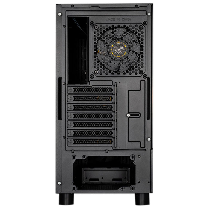 Gabinete Gamer GAMDIAS ATHENA M6 LITE ATX 4 Fan Cristal templado ARGB