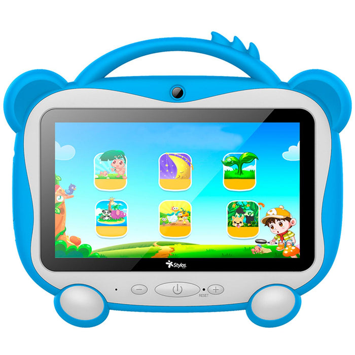 Tablet 7” STYLOS Taris Kids Quad Core 2GB 32GB WiFi Android 11 USB-C Azul STTAA112A