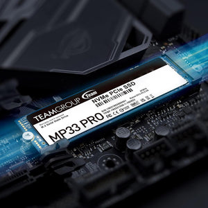 Unidad de Estado Solido SSD M.2 1TB TEAMGROUP MP33 PRO NVMe PCIe 3.0 2100/1700 MB/s TM8FPD001T0C101