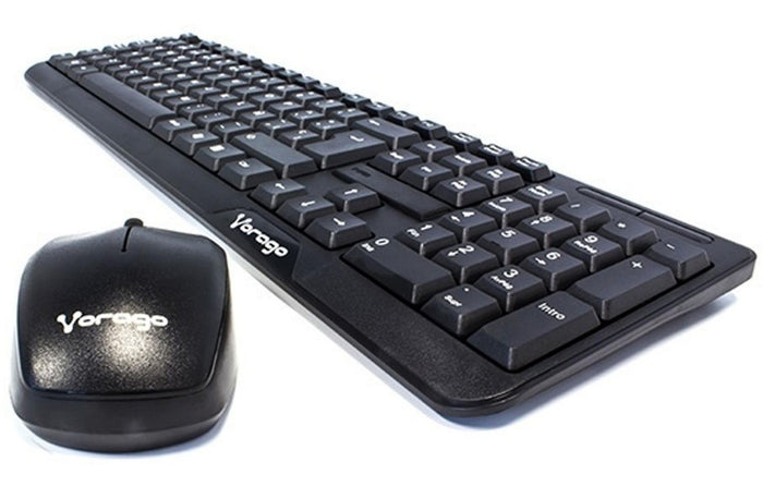 Kit Teclado Y Mouse VORAGO KM-302 Inalambrico Negro