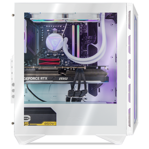 Xtreme PC Gaming MSI Geforce RTX 4080 AMD Ryzen 9 7900X 32GB DDR5 2TB WIFI Sistema Liquido White