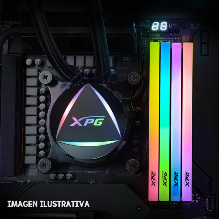 Memoria RAM DDR4 32GB 3600MHz XPG SPECTRIX D45G 2x16GB RGB Negro AX4U360016G18I-DCBKD45G