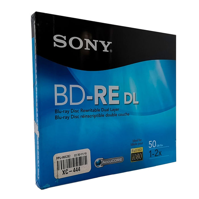 Disco SONY Blu-Ray 50GB Virgen 1 Pieza BNE50RH