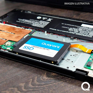 Unidad de Estado Solido SSD 2.5 256GB QUARONI QSSD256 SATA III 510/450 MB/s