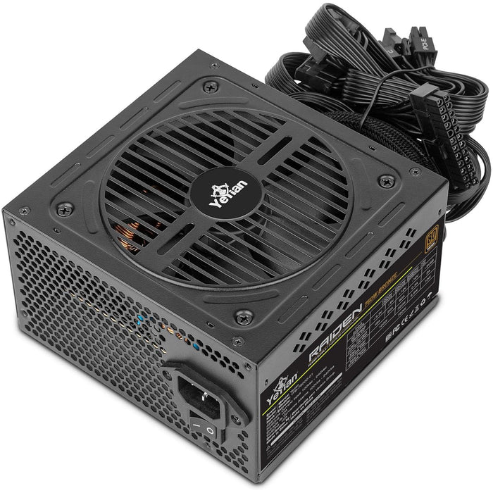 Fuente de Poder PC 750W Gamer YEYIAN RAIDEN 80 Plus Bronze YFB-75000-01