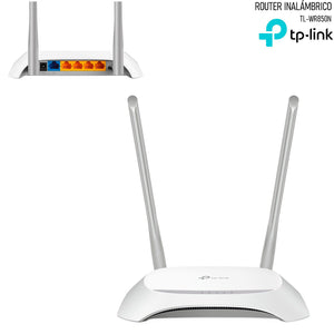 Router Inalambrico TP-LINK TL-WR850N 2.4GHz rompemuros Wisp 300Mbps