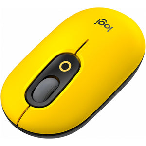 Mouse LOGITECH POP Optico 4000DPI Inalambrico Amarillo