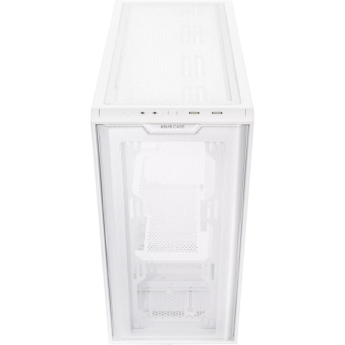 Gabinete ASUS A21 Case Micro ATX Mini Torre Cristal Templado Blanco 90DC00H3-B08000