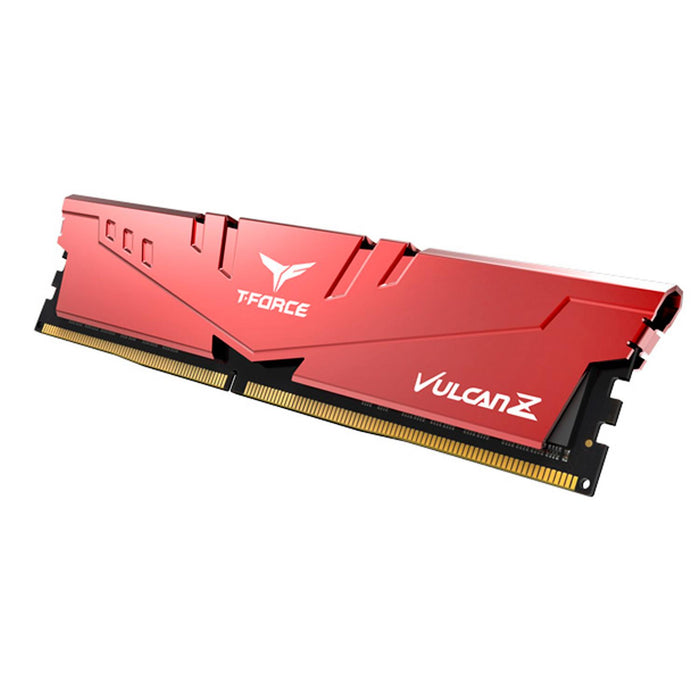 Memoria RAM DDR4 16GB 3200MHz TEAMGROUP T-FORCE VULCAN Z Rojo TLZRD416G3200HC16F01