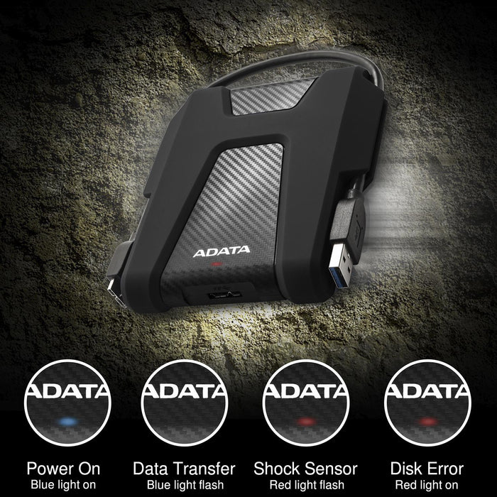 Disco Duro Externo 1TB ADATA HD680 USB 3.2 Uso Rudo Portatil