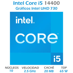 Procesador INTEL Core i5 14400 4.7GHz 10 Core LGA1700 BX8071514400