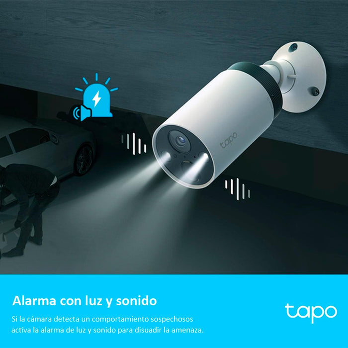 Camara de Seguridad WiFi TP-LINK Tapo C420S1 3MP Exterior 2K 2.4Ghz hasta 1 semana de respaldo en grabacion