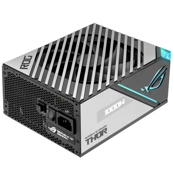 Fuente de poder PC Gamer 1000W ASUS ROG Thor 80 Plus Platinum Modular ROG-THOR-1000P2-GAMING