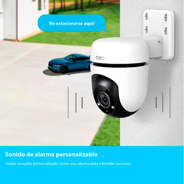 Camara de Seguridad WiFi TP-LINK Tapo C500 2MP Exterior Full HD 2.4Ghz Giro 360 hasta 6 dias de respaldo en grabacion