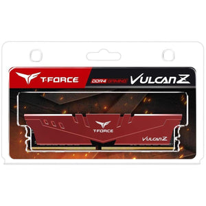 Memoria RAM DDR4 32GB 3200MHz TEAMGROUP T-FORCE VULCAN Z 1x32GB Rojo TLZRD432G3200HC16F01