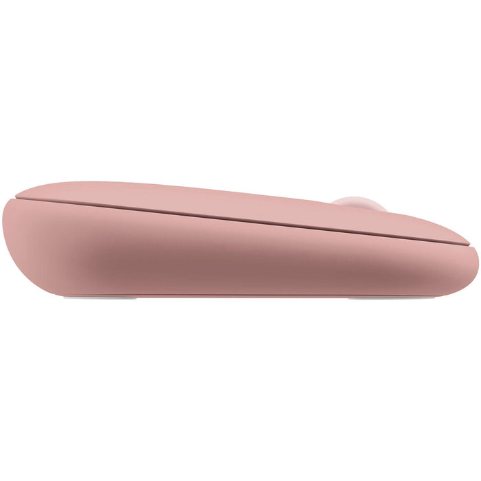 Mouse Inalambrico LOGITECH PEBBLE M350s Bluetooth 4000DPI Rosa 910-007048