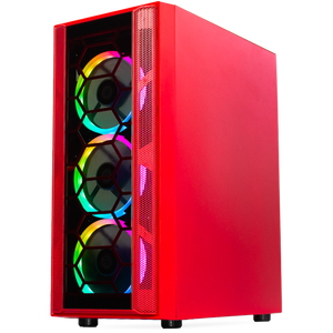 Xtreme PC Gamer Geforce RTX 2060 12GB I5 11400F 16GB SSD 500GB Monitor 23.8 144Hz WIFI Red